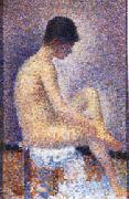 Georges Seurat Model oil painting reproduction